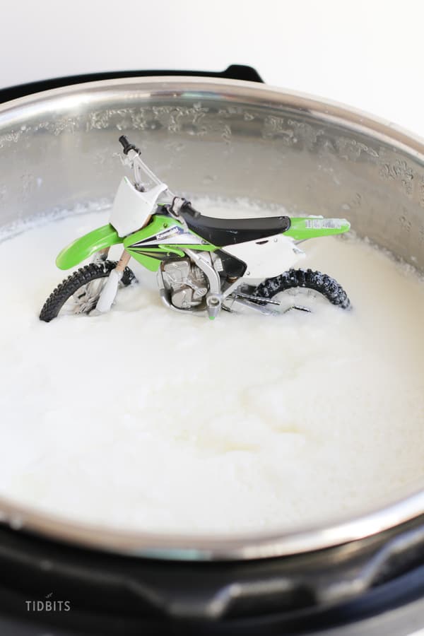 Instant Pot yogurt in a pot
