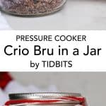 Pressure Cooker Crio Bru in a Jar is the perfect gift for the chocolate lovers in your life