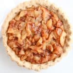 Pressure Cooker Sugar Free Caramel Apple Pie, sweet and wholesome!
