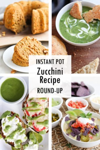 Instant Pot zucchini recipe round up