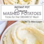 Bowl of creamy mashed potatoes with butter