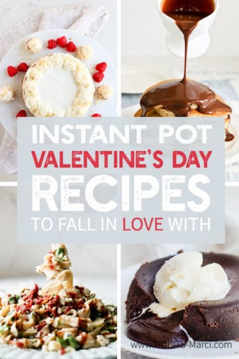 Collage of Valentine's Day recipes