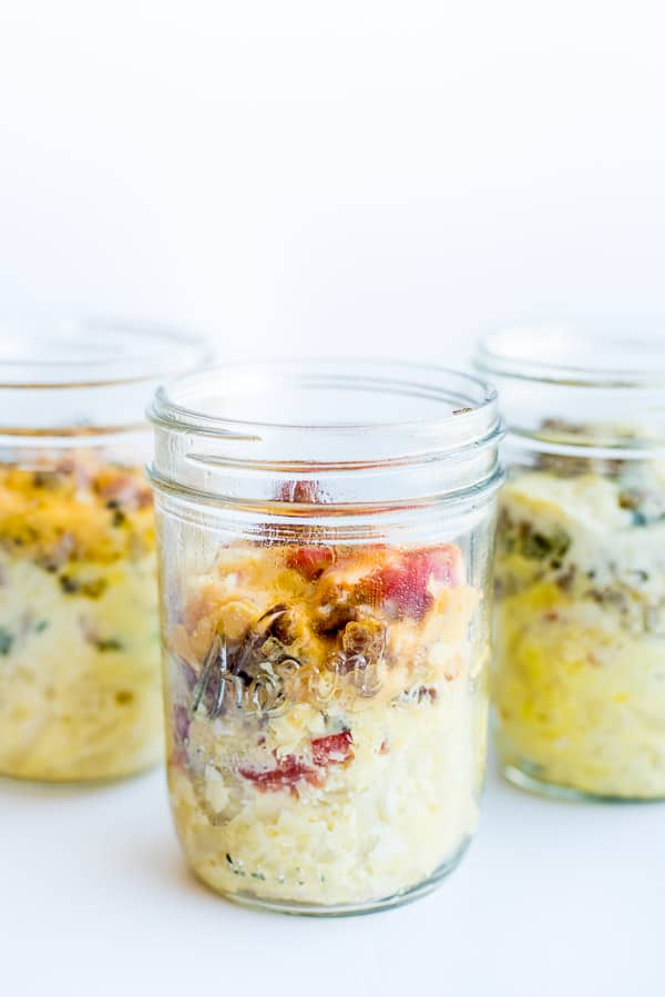 Instant Pot Egg Breakfast Recipes in Mason Jars.