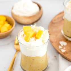 Instant Pot Coconut Mango Tapioca Pudding – Naturally Sweetened!